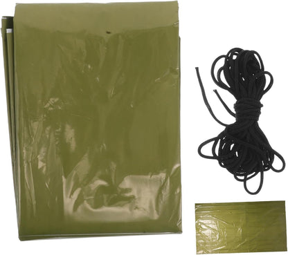 YARNOW 3pcs Survival Tent Insulation Emergency Blanket Windproof Sleeping Bag Essential Outdoor Accessory for Camping Rescue