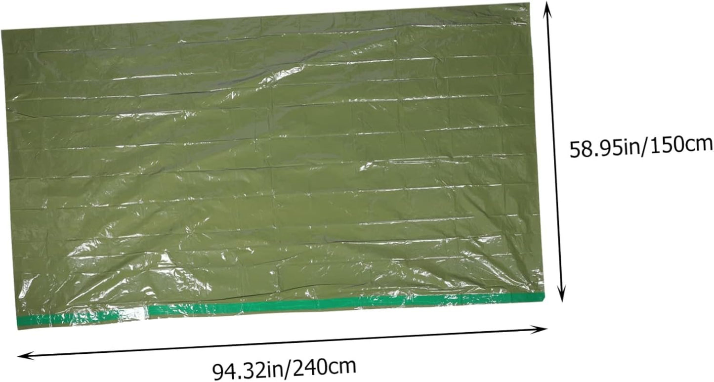 EXAOMBLE Lightweight Emergency Survival Tent Compact Thermal Blanket for Camping and Hiking Windproof Outdoor Shelter for Expeditions and Emergency Situations