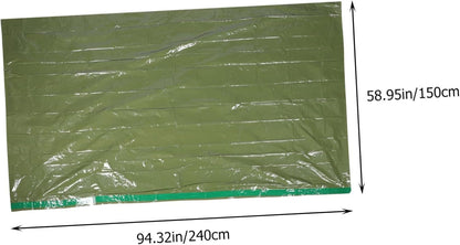 EXAOMBLE Lightweight Emergency Survival Tent Compact Thermal Blanket for Camping and Hiking Windproof Outdoor Shelter for Expeditions and Emergency Situations