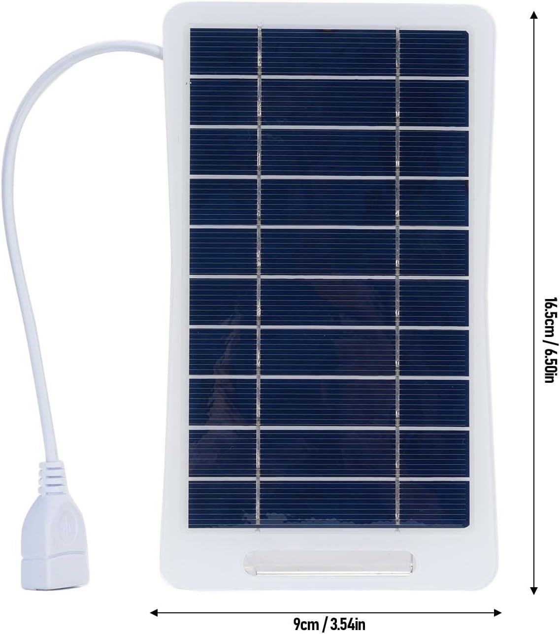 Portable Solar Panel, 9x16.5cm USB Solar Panel Charger for Smartphones Tablets Cameras, Small Solar Charger for Camping Outdoor Backpacking