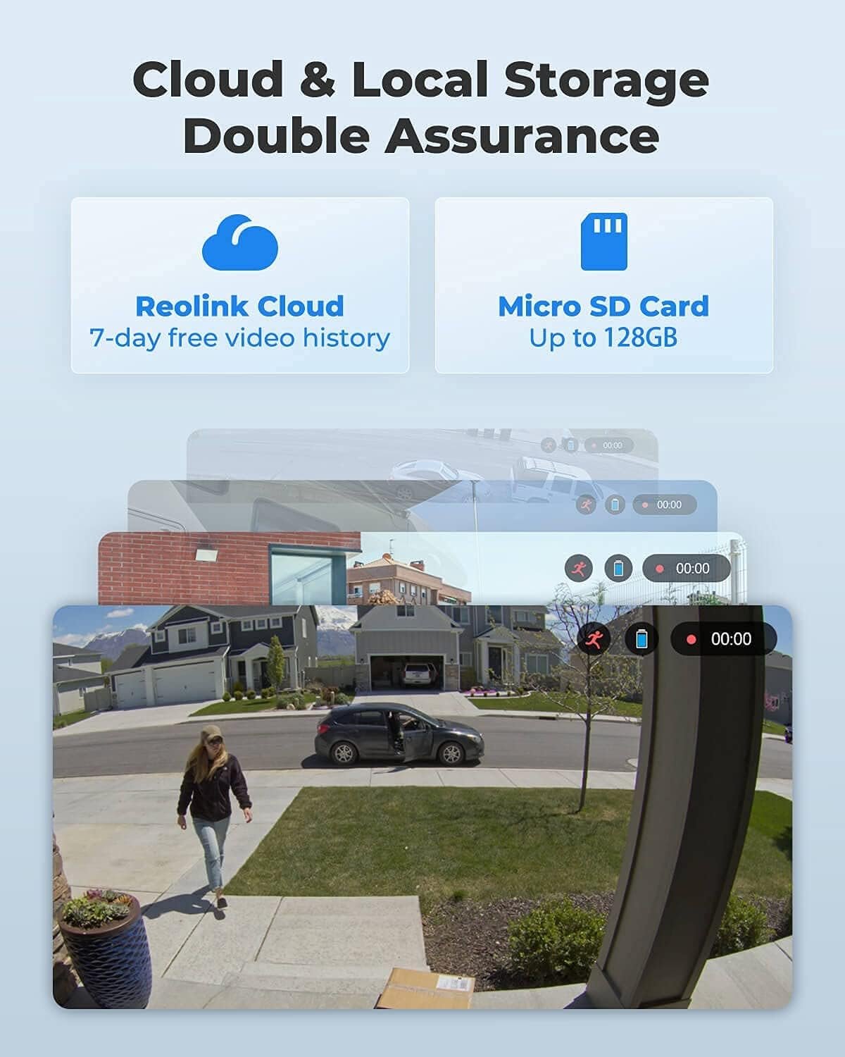 Reolink 5MP 2.4/5GHz Dual Band WiFi Battery Powered Security Camera, Smart Person/Vehicle/Pet Detection, Spotlight Activated by Motion, Argus 3 Pro