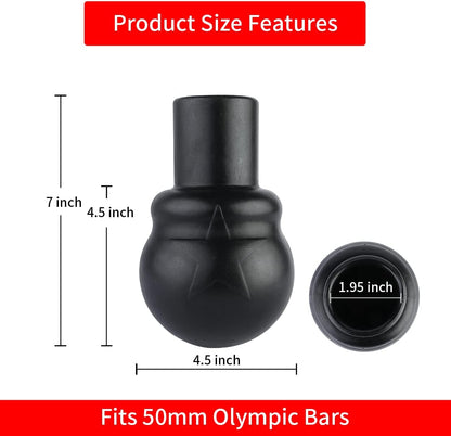 SEWD Landmine Attachment for Barbell by – Portable 2” Olympic Barbell Landmine Exercise Base for Presses, T Bar Row, Rotation, Split Squats and Home Gym Workouts