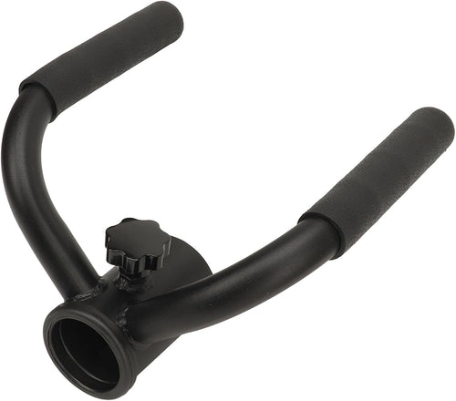 T Bar Row Landmine Attachment, Weightlifting Landmine Handle, 2 Handles Metal Barbell Hand Grip, Lightweight Rowing Handle for Home, Gym, Back, Arm, Core Muscles Training