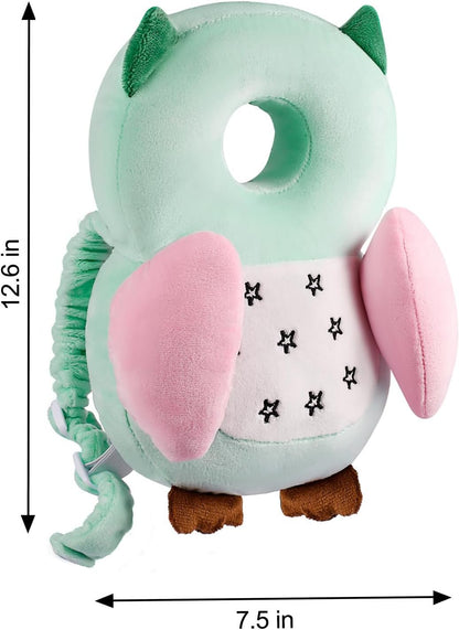 Mounting UP Baby Toddler Walker Head Protector Backpack Adjustable Wear Head Protection Safety Pad Backpack Baby Toddler & Walker Walking & Crawling Cute Owl MTY CA