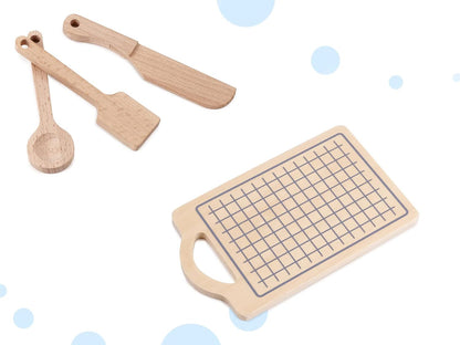 Children's Wooden Kitchen with Oven and Sink (Model 4)