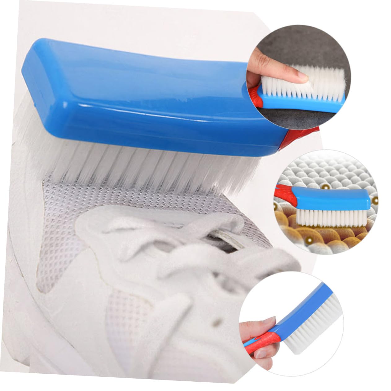 BCOATH Set Di Spazzole Per Scarpe Essential Cleaning Sulies 6 Pezzi Set Di Spazzole Per La Pulizia E La Pulizia Delle Scarpe Per Uso Domestico