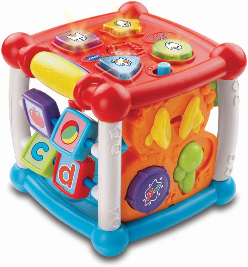 VTech Turn & Learn Cube - Activity Toy -150503 - Red