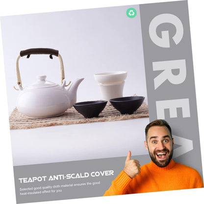 CONGARTENO Teapot Handle Protectors Kettle Handle Cover Washable Reusable for Tea Kettle