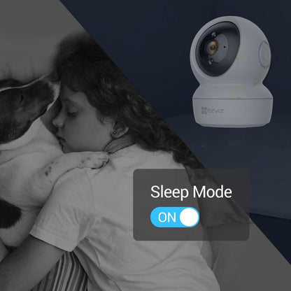 EZVIZ Security Camera,1080P HD Indoor WiFi Camera, Pan/Tilt 360Â° Home Surveillance IP Camera, Baby/Pet Monitor, Smart Tracking, Motion Detection, Night Vision, 2-Way Audio, Works with Alexa (C6N 2PK)