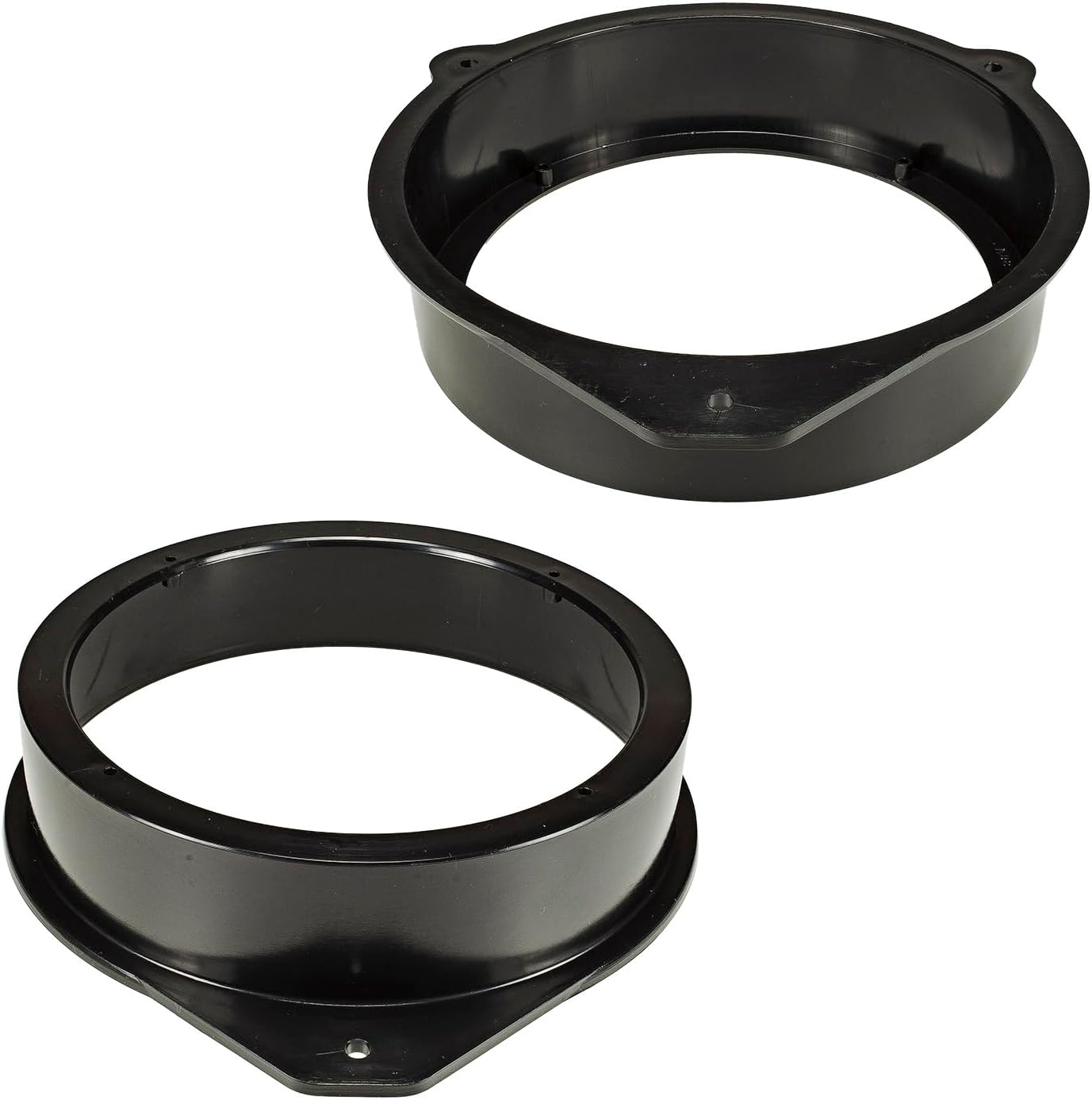 tomzz Audio 2803-013 Speaker Ring Adaptor Brackets Compatible with Audi A3 8P A4 B6 B7 Q7 Front Rear Door 165mm DIN Speaker