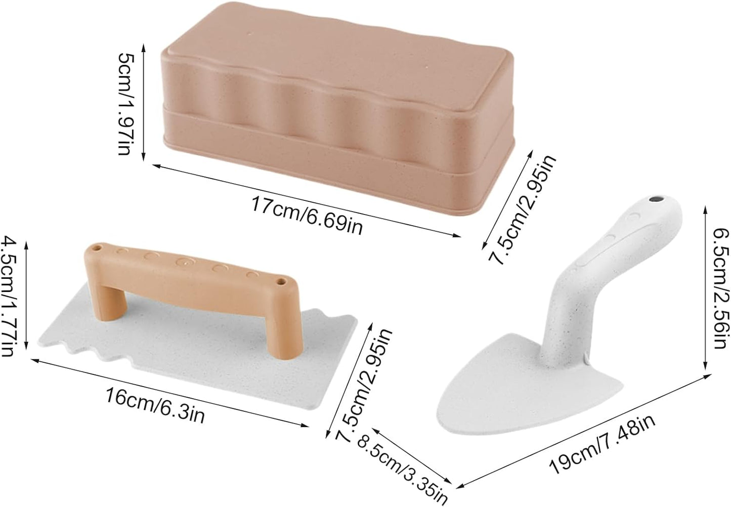 Beach Toys Set, Lightweight Game Kit, Multi-Functional Shovel, Educational Brick Mold, Creative Play Tools, Ideal for Summer Vacation, Poolside, Water Park