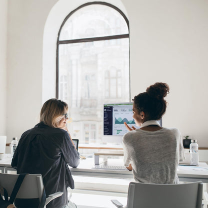 KD Essentials – heavy duty monitor stand made from bamboo with white metal (XL desktop organizer, PC/laptop/screen riser, improved ergonomic comfort, easy assembly – 23.6×11×3.86in)