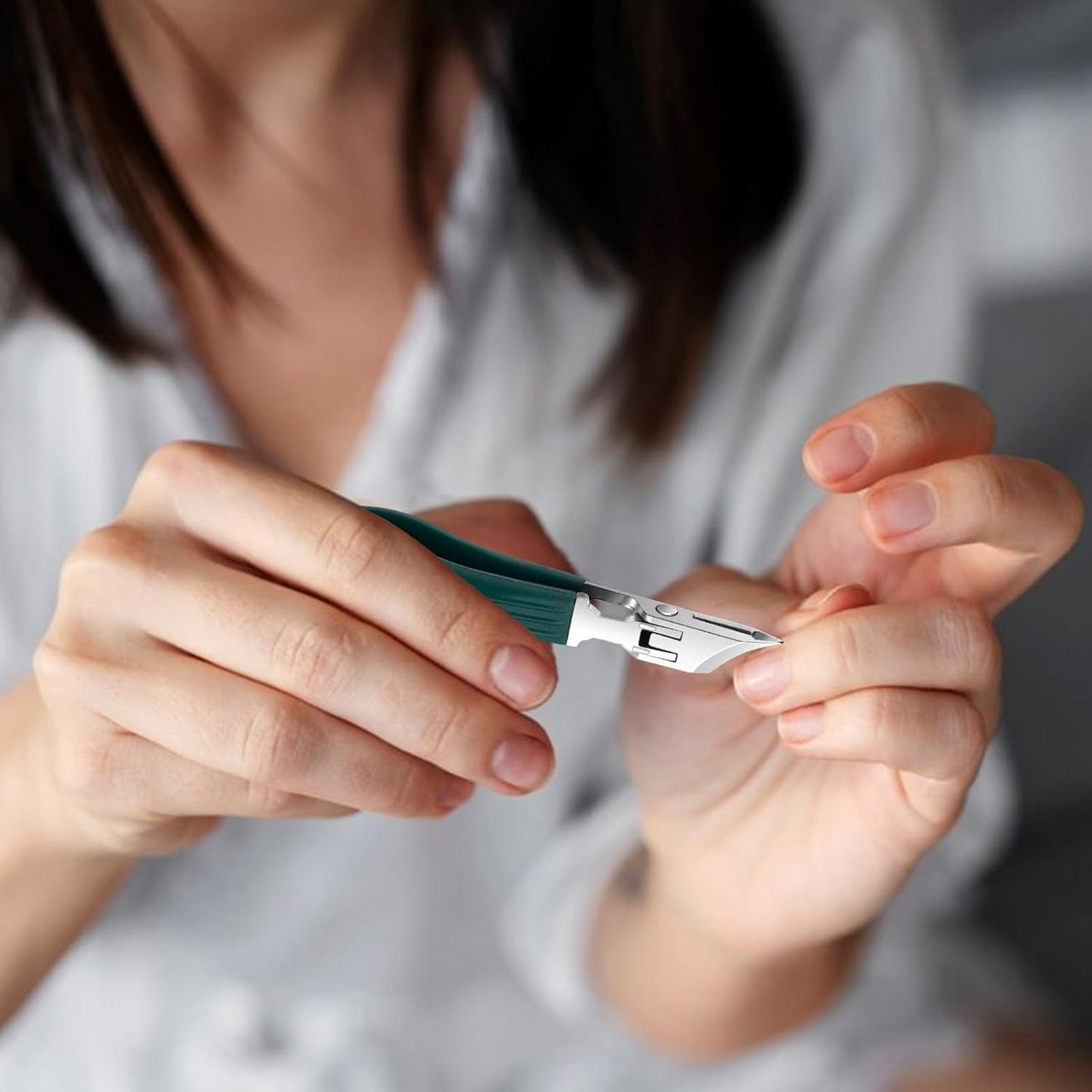 Anti-Splash Nail Clipper - Precision Toenail Cutter with Catcher, Heavy-Duty Stainless Steel Trimmer | Heavy-Duty Ergonomic Splash-proof Nail Clippers, Ergonomic Tool for Foot Care, Personal Grooming,