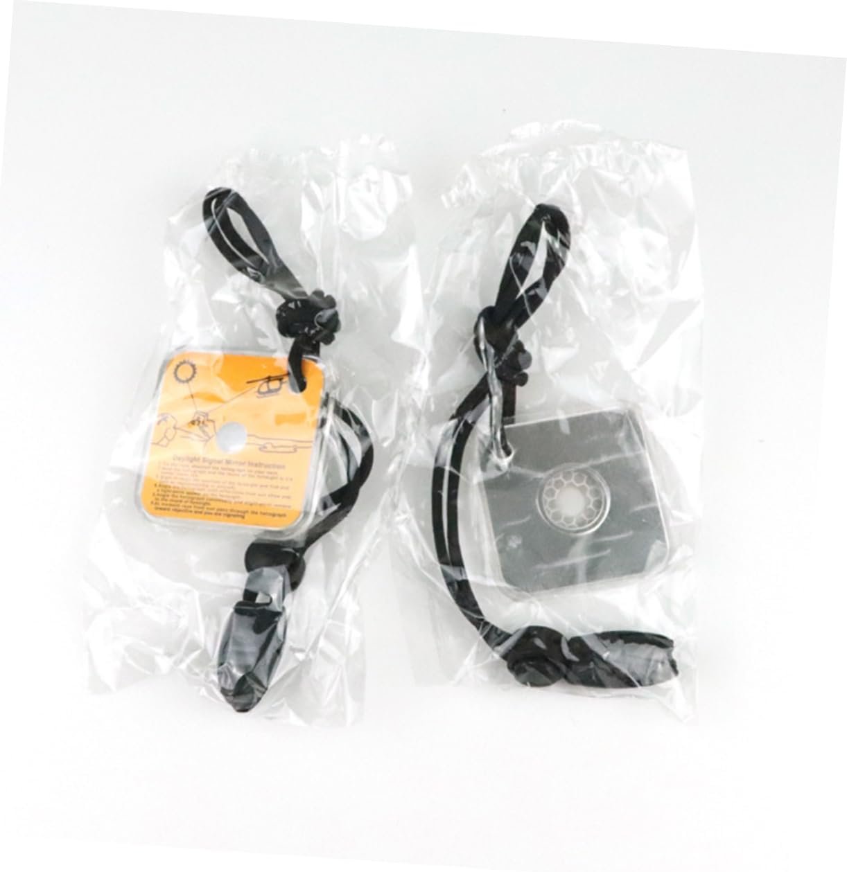 Toyvian Daylight Signal Mirror Outdoor Emergency Retroreflector for Survival Accurate Long Distance