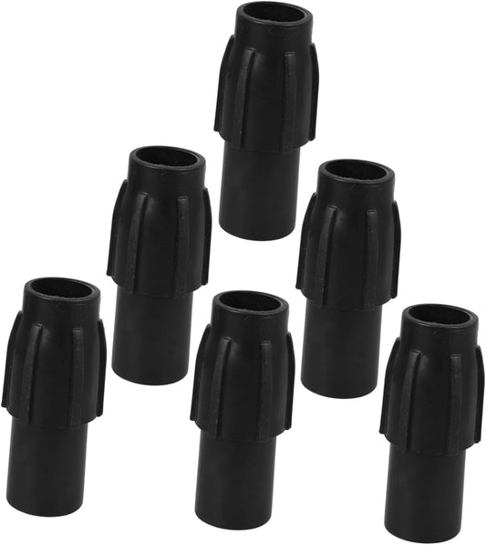 Beaupretty Home Cleaning Essential 6 Pezzi Regolatore Per Asta Scopa Adattatore Per Tergicristallo Ad Acqua Asta Estensibile Impugnatura Per Spolverino Essential Nero Per Tubi Da 22/25 Mm