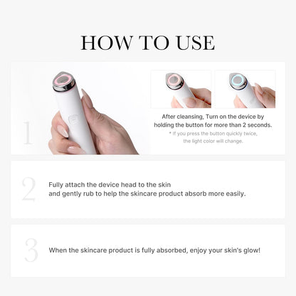 medicube Mini Booster Pro Pink | Affordable At-Home Facial Skin Care Tool for Beginners - Portable Glow Booster for Glass Skin, Boosting Skin Care Absorption, Skin care for teens, Korean Skin Care