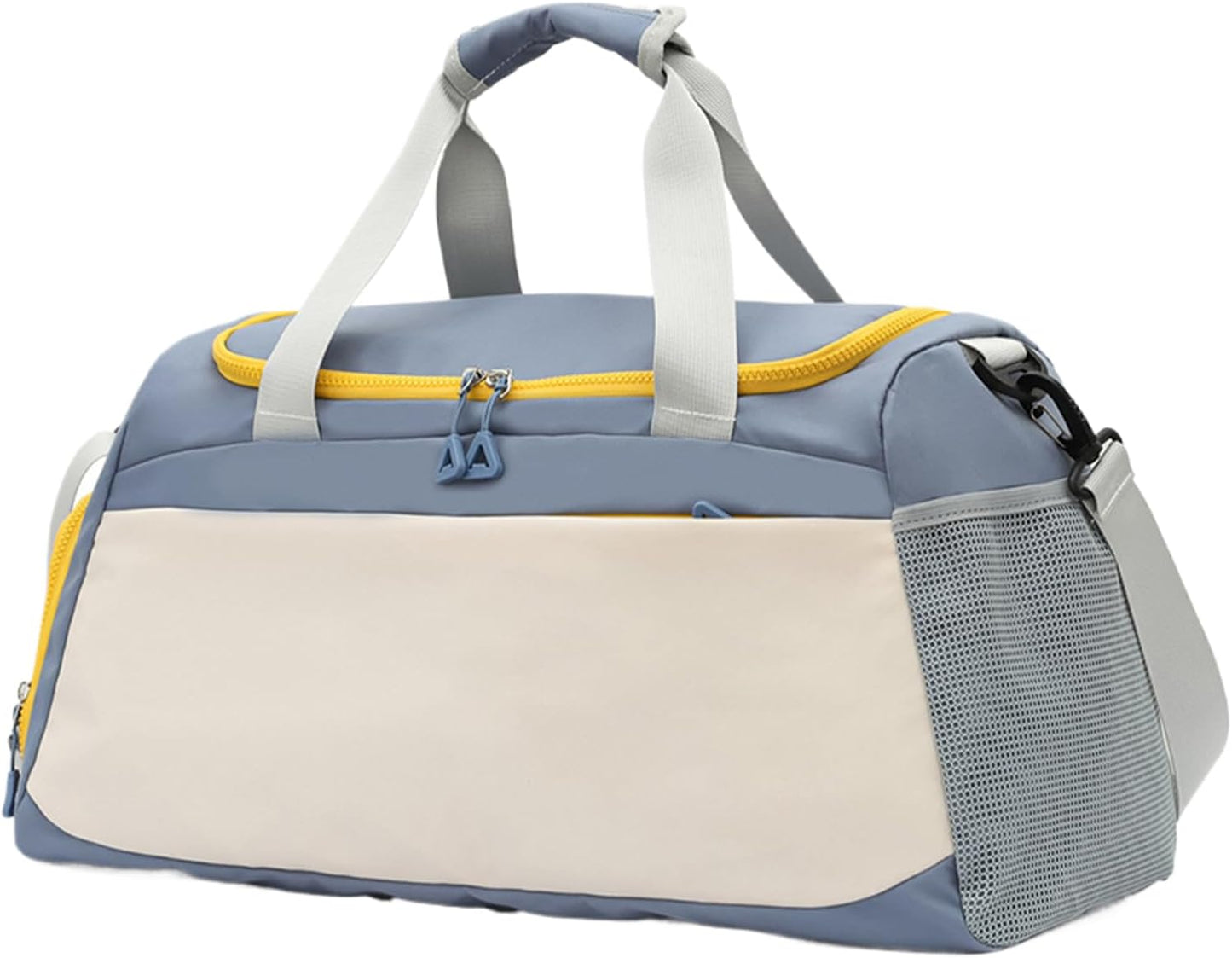 Ungtyb Travel Duffel Bag, Gym Equipment Organizer, Wet Dry Separation Bag, Fitness Gear Storage Shoulder Strap Included Ideal for Outdoor Adventures, 19.29 x 10.63 x 9.06 Inches, blue, Please refer to