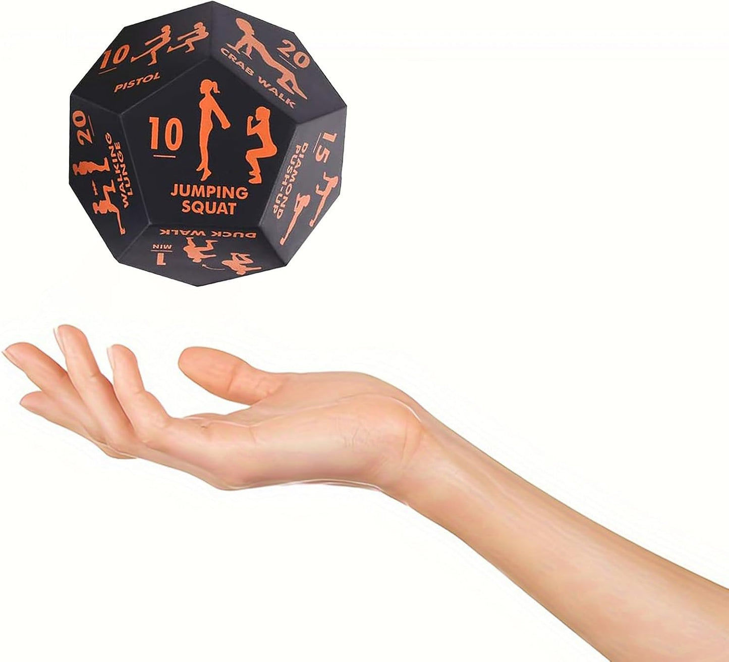 Workout Dice, Fitness Dice Game, 4.72x3.94x3.94 inches Multi Functional Home Workout Gear, User Friendly, Yoga Exercise Cubes for Gym, Outdoor, Travel, and Team Sports