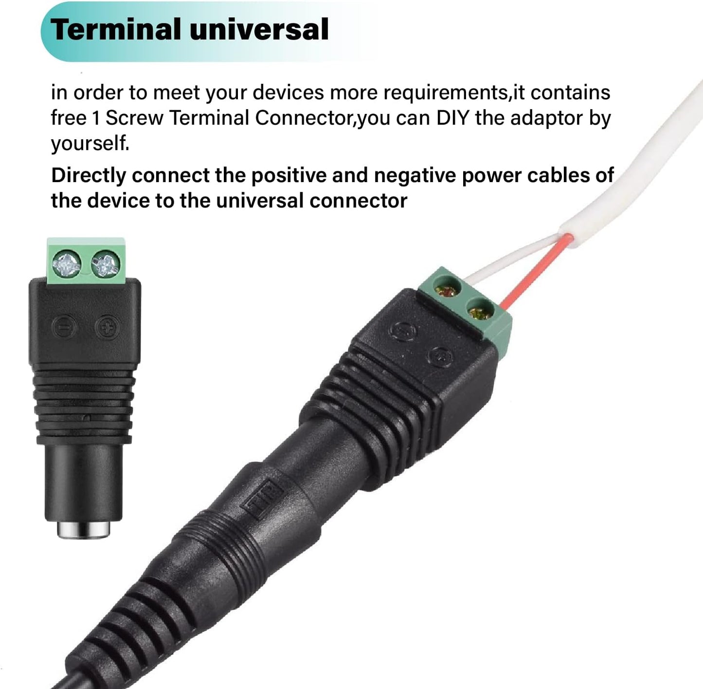 12W Universal AC to DC Power Supply 3 V 4.5 V 5 V 6 V 7.5 V 9 V 12 V 1 A, Multi-voltage Adapter with 8 DC Plugs for Home Electronics