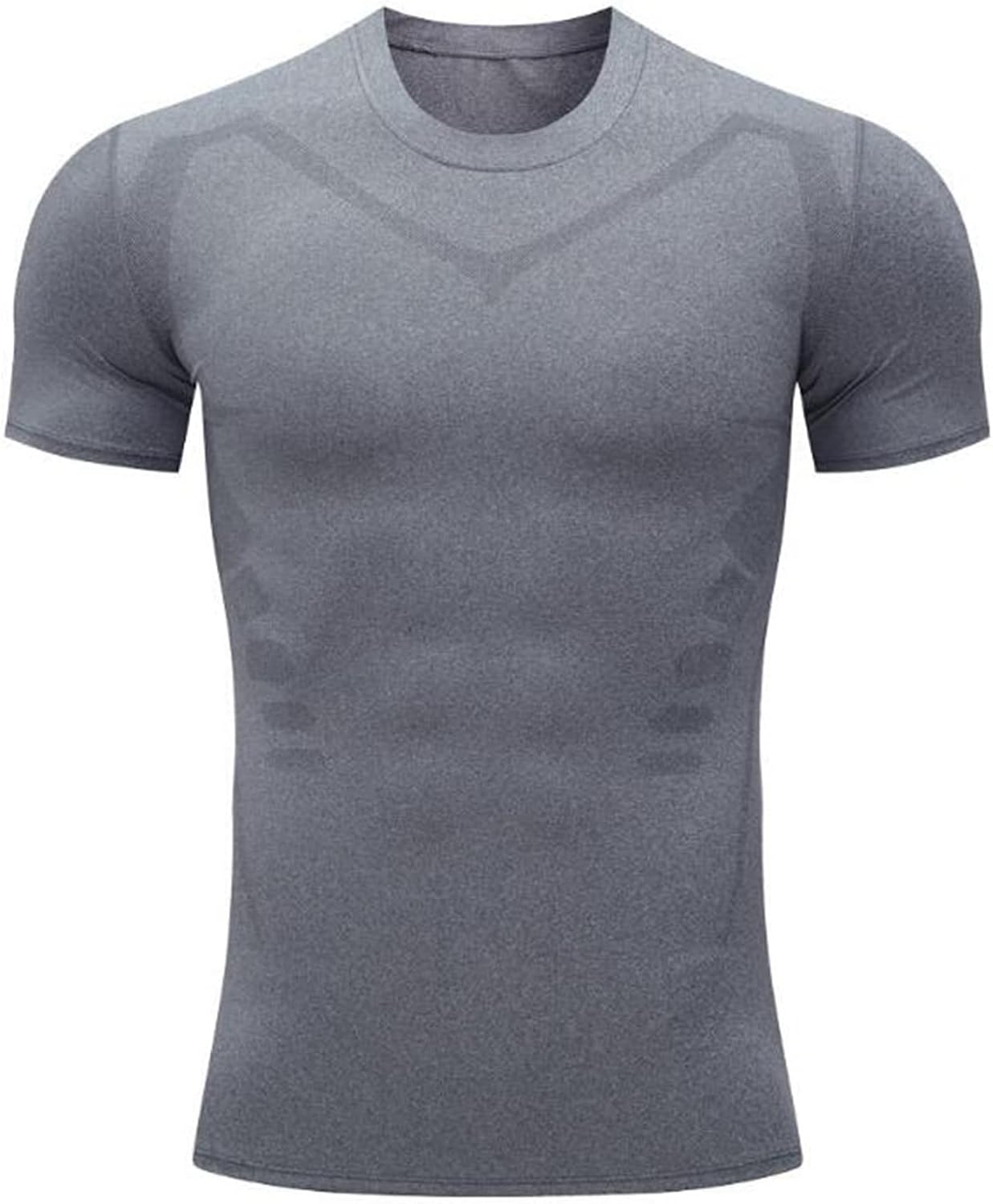 Men's Compression T-Shirt Short Sleeve Base Layer Athletic Undershirt Gear Workout T-Shirt Watches Men