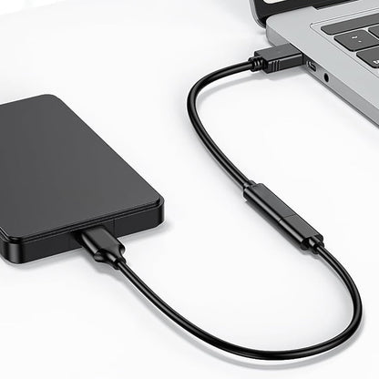 tunghey USB Male to USB C Female Cable, USB 3.0 Type A Male to USB 3.0 Type C Female Connector Converter Adapter for Laptop, PC, Flash Disk, Quest Link, Charger (1.5M)