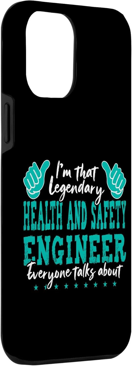 Custodia per iPhone 15 Plus Funny Profession Quote Legendary Health And Safety Engineer
