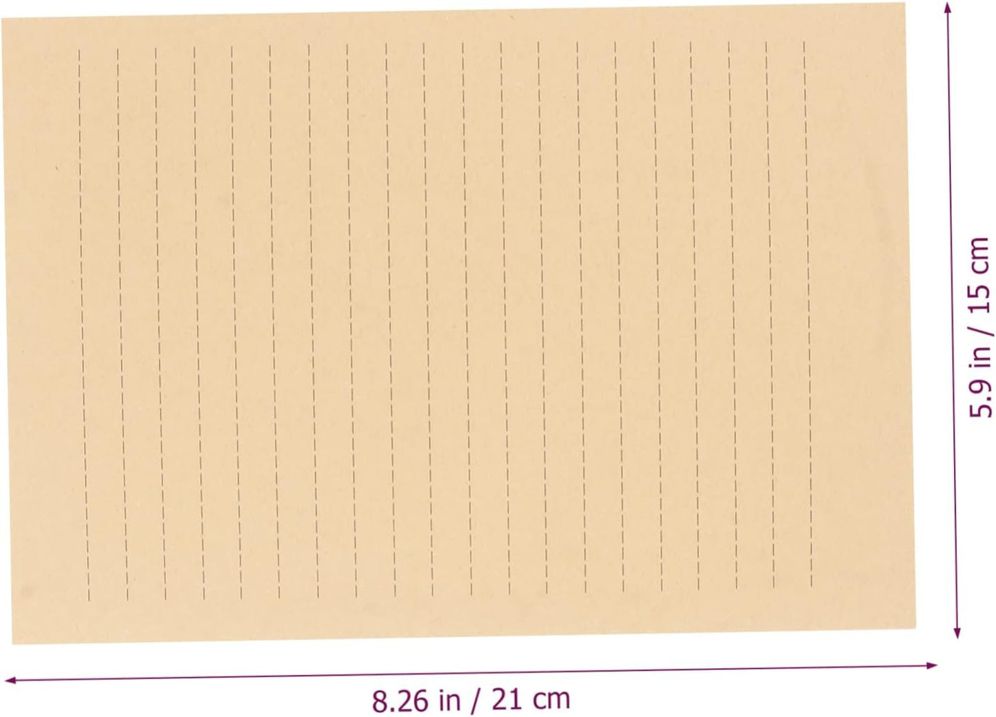 Angoily 100 Sheets A5 Vintage Kraft Paper Letter Writing Practical Stylish Stationery for Letter Sets