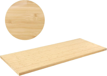 VEVOR Bamboo Table Top, 70.9" x 29" x 1.5", 330 lbs Load Capacity, Universal Solid One-Piece Bamboo Desktop for Height Adjustable Electric Standing Desk Frame, Rectangular Countertop for Home & Office