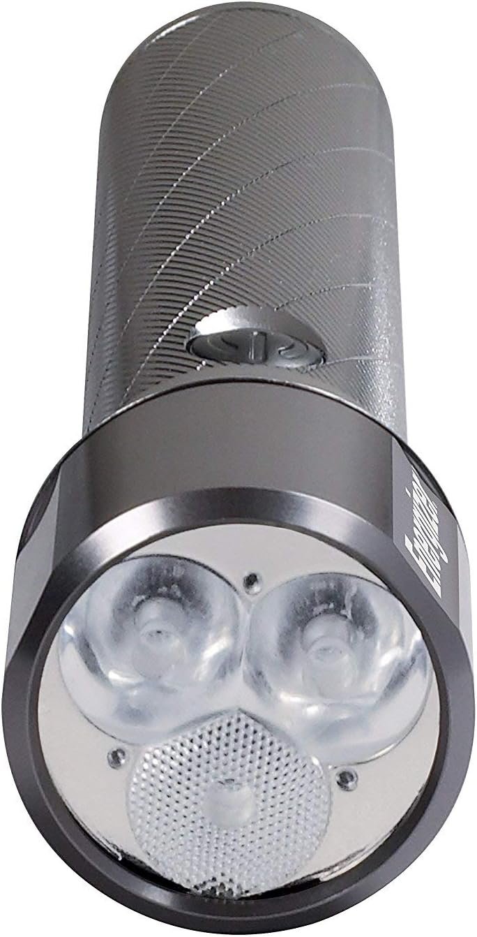 Energizer LED Tactical Metal Flashlight, Ultra Bright High Lumens, Durable Aircraft-Grade Metal Body, IPX4 Water-Resistant, 3 Modes
