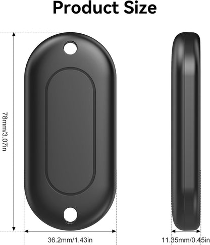 GOCII SmartTag2 Bike Mount, Waterproof Bike GPS Tracker Case for Galaxy Smart tag2, Hidden Under Bottle Cage (1 Pack-Black)