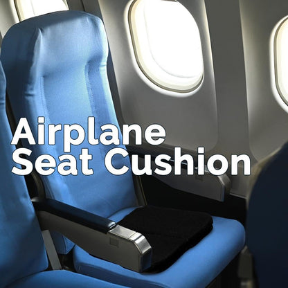 Ergo-Gel Travel Seat Cushion – Portable Airplane Seat Cushion – Gel Grid Design for Ultimate Seating Comfort – Foldable Cushions for Airplane Seats, Camping, Bleachers, Flights, Commute