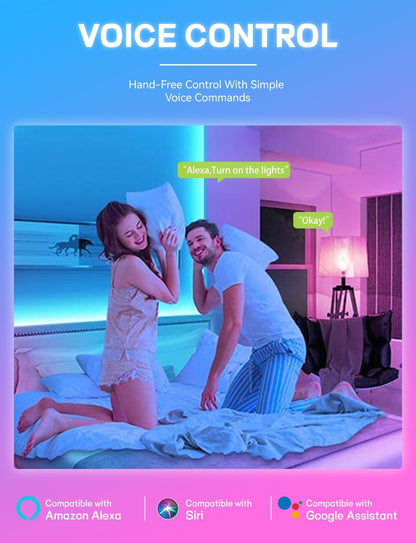 Vanance Smart Light Bulbs 4Pack, Work with Alexa Google Home, WiFi & Bluetooth Color Changing Led Light Bulbs, E27 A19 10W 800LM Dimmable Warm and Multicolor Smart Home Lighting, No Hub Required