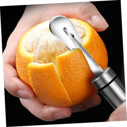 Amosfun 2 Set Apripomelo in Acciaio Inossidabile Gadget Cucina Kitchen Gadgets Spremiagrumi Affettatrice Per Ananas Pompelmo Pelapatate Per Frutta E Verdura Utensili Da Cucina 2 Pezzi * 2