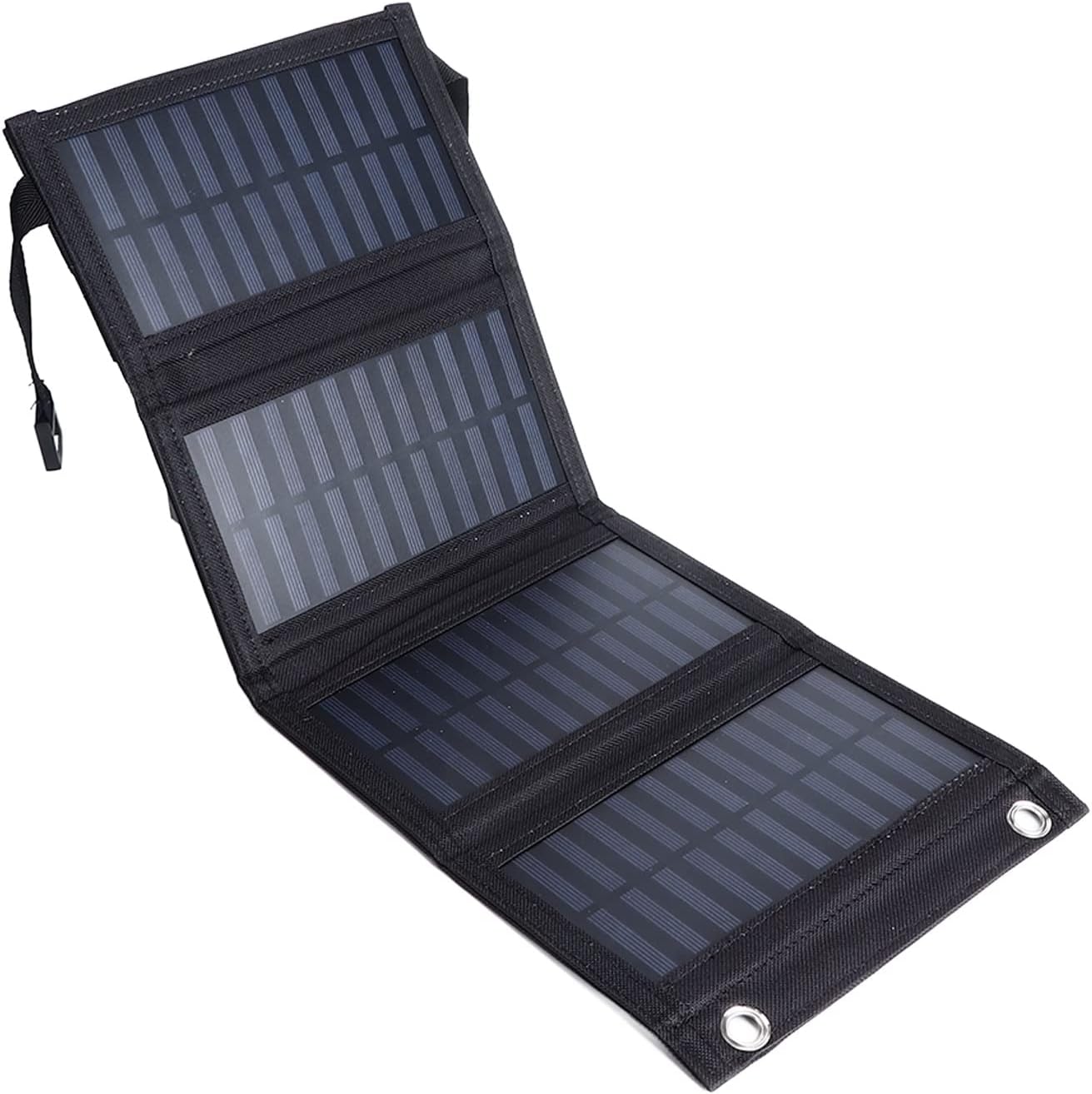 Solar Panel, Foldable Portable Strong Power Output Solar, Output Current 1200ma, for Camping, Hiking, Backpacking, Horseback Riding, Fishing(mp04b)