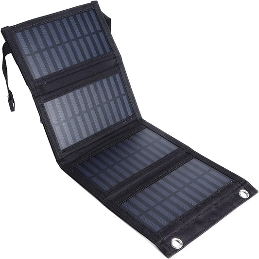 Solar Panel, Foldable Portable Strong Power Output Solar, Output Current 1200ma, for Camping, Hiking, Backpacking, Horseback Riding, Fishing(mp04b)