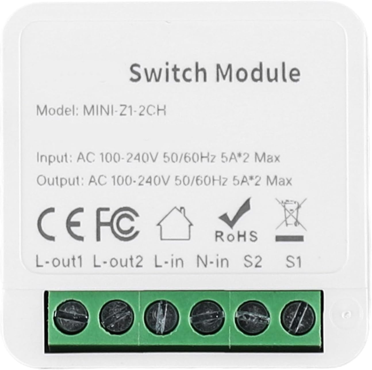 TransFor Form Your Home Lighting For Tuya Miniature For Smart Switch Module Fornisce accesso remoto tramite app e integrazione con assistenti vocali popolari (interruttori bidirezionali)