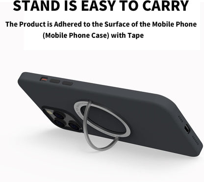 Magnetic Phone Ring Holder & Stand, Universal Grip for Phone Cases(Black)
