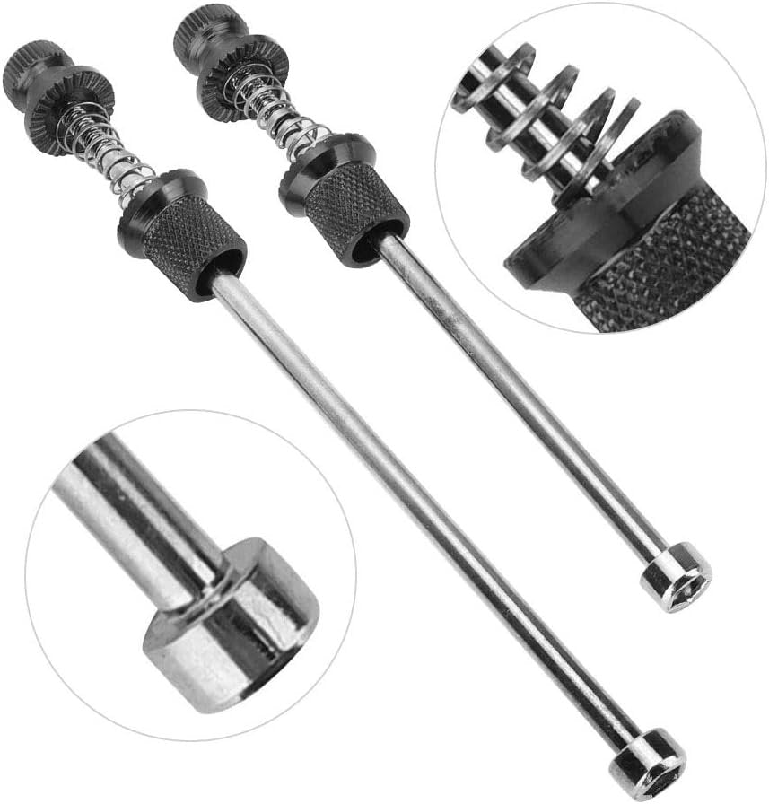 Aluminum Alloy Road Bike Anti Theft Quick Release Skewers Wheels Locking Security