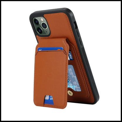 FROLAN for iPhone 11 Pro Max MagSafe Case Wireless Charging with Wallet Detachable Card Holder Premium PU Leather Magnetic Stand Kickstand Protective Phone Cover for iPhone 11 Pro Max 6.5" Brown