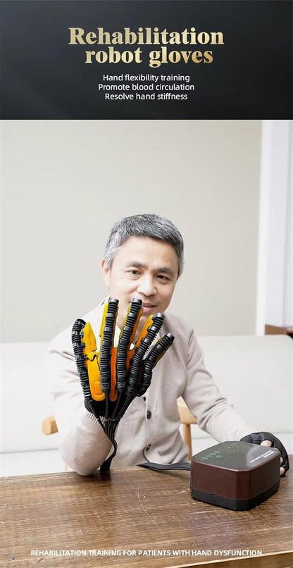 XGXHIN Guanti Robot di Riabilitazione, apparecchiature di Recupero della Funzione della Mano elettrica, per pazienti con Ictus ed emiplegia