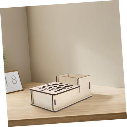 Generic Wooden PU Craft Tool Holder Efficient Organization for DIY Projects Versatile Storage Rack for Crafting Tools Unique Aesthetic Design Minimalist Style Workspace