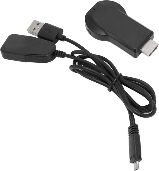Wireless HD Multimedia Interface Display Dongle Adapter High Definition 1080p HD Output for Mobile Phone Laptop Tablet, Suitable for Online Video Streaming