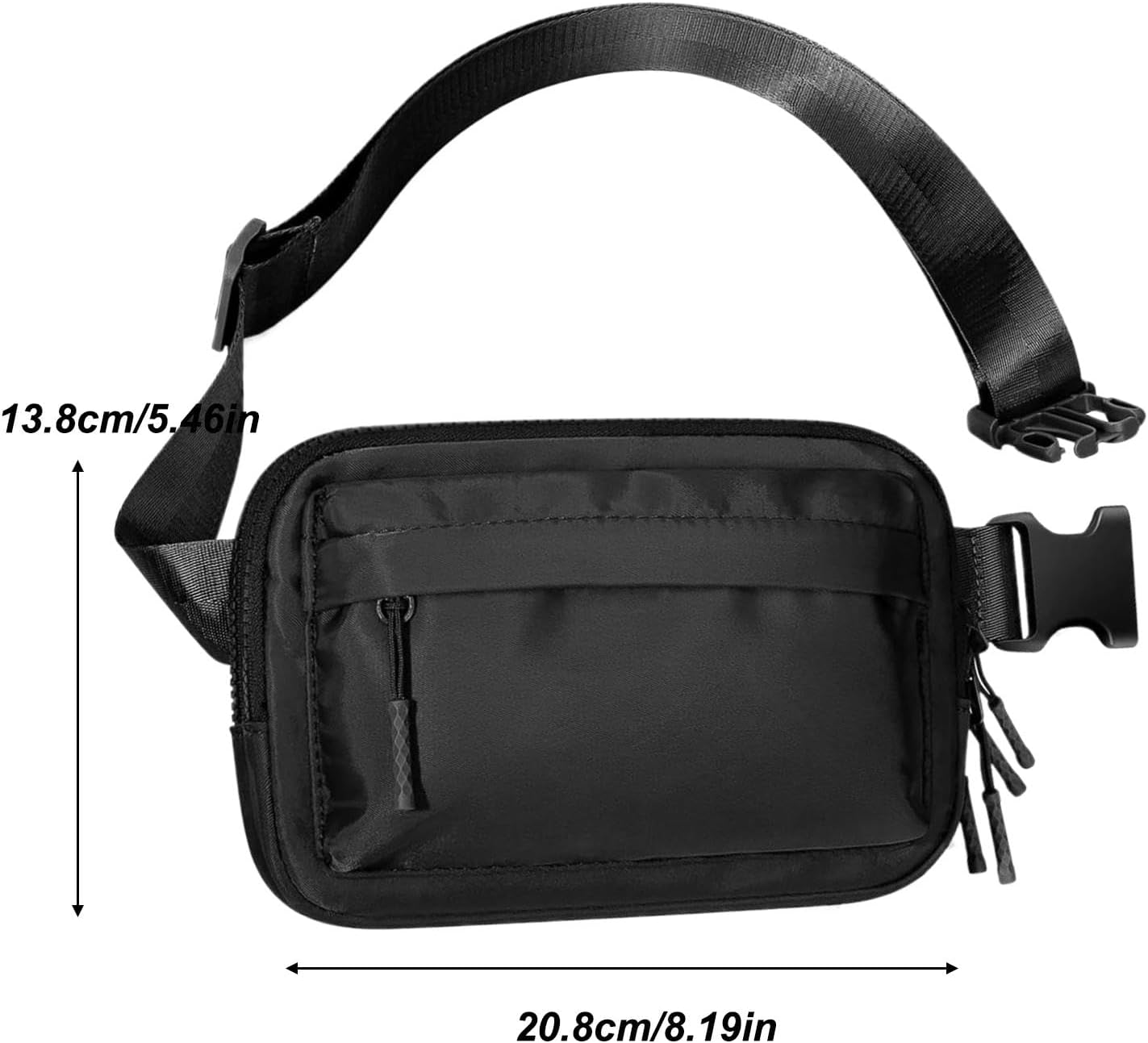 Running Waist Packs, Waterproof Waist Backpack, Running Fanny Pack, Waist Pack for Men, Waist Pack for Women, Workout Gear Accessories, Lightweight Running Pack, Adjustable Waist Bag, Black, Please