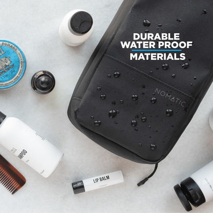 NOMATIC Toiletry Bag for Travel - Great for Travel Size Toiletries - Travel Essentials Wash Bag - Travel Makeup Bag, (Black), ãƒ–ãƒ©ãƒƒã‚¯, Toiletry Bag, Small V2