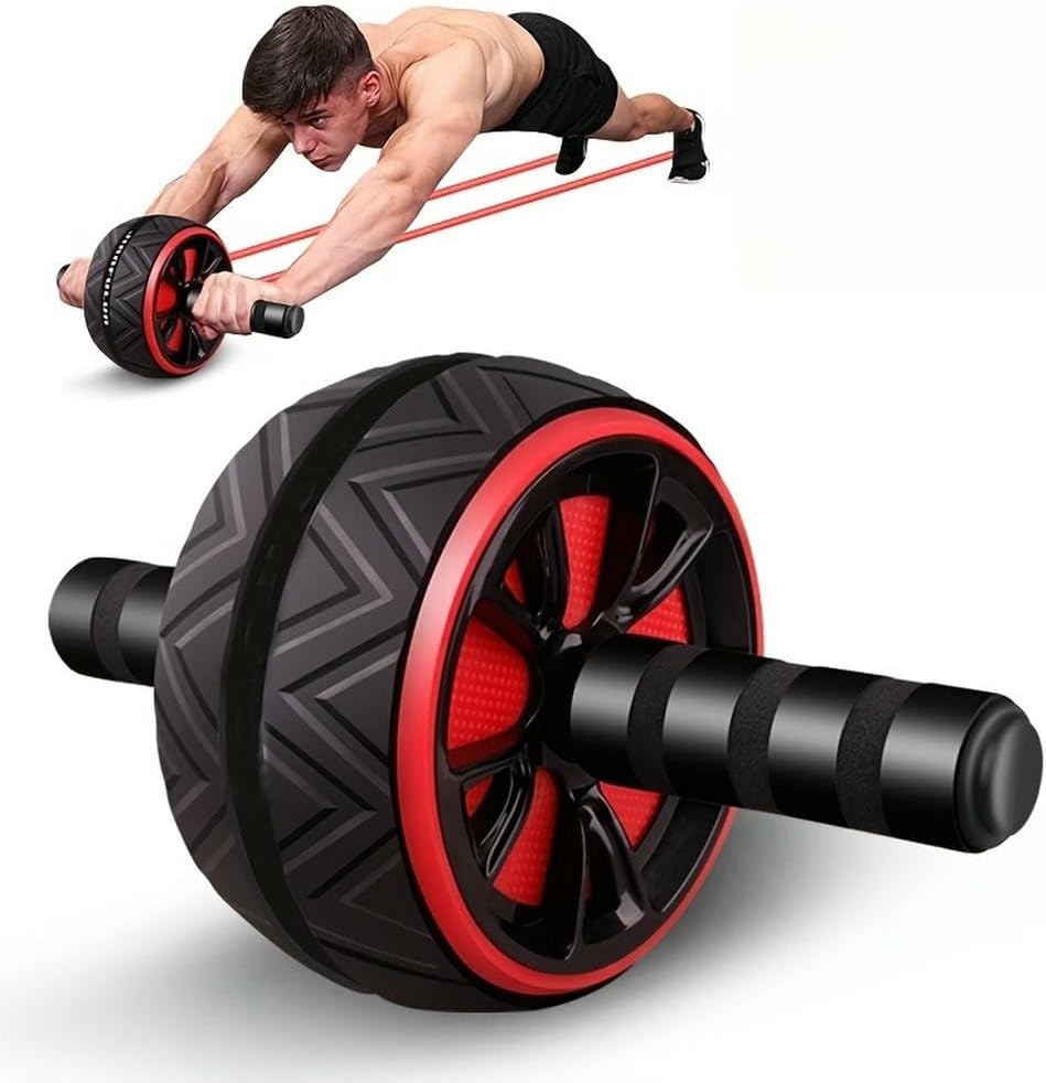 ZBDZSW 1 pz Home Fitness Ruota per Esercizi Addominali Core Strengthener per Allenamento dei Muscoli Addominali del Torace Allenamento della Parte Superiore del Corpo