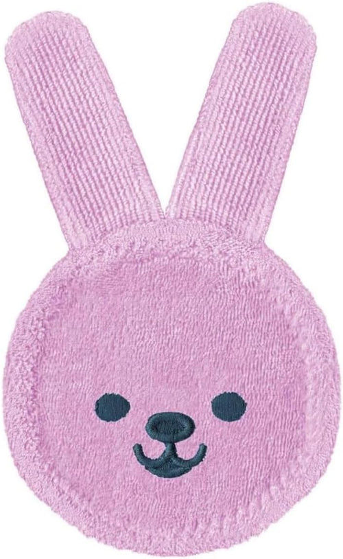 Mam Rabbit Teether, Oral Hygiene Glove, Pre-Teething, Microfiber, 0+ Months, Pink