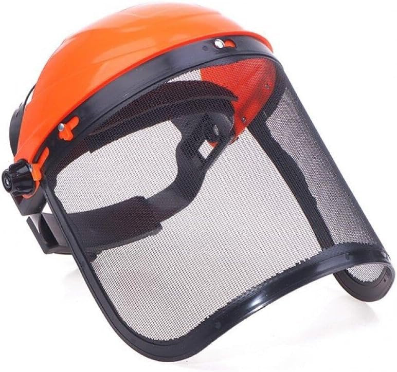 Industrial Forestry Safety Helmet Face Protection Equipment with Mesh Face Shield