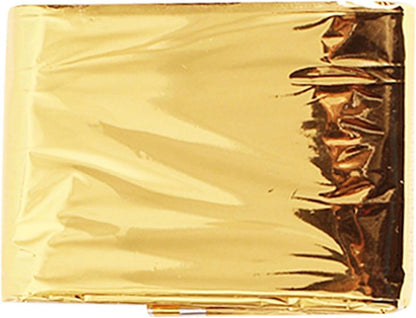 Emergency Blanket Survival Blanket Thermal Reflective Camping Blanket for Outdoor Emergency Rescue (gold-5pcs)