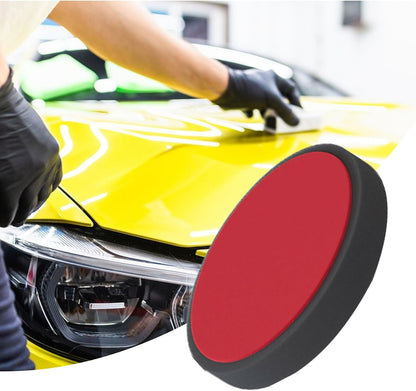 Wax Applicator Pad, Portable Reusable Polishing, 5.91x5.91in Soft Detailing Tool, Streak- Finish, Wheel Cleaning Set for Interior, Exterior, Tire Dressing, Dashboard