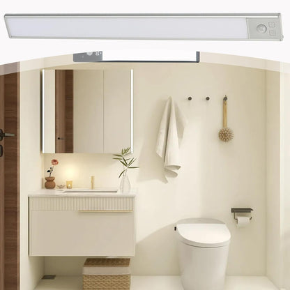 shjxi Under Cabinet Lights, LED Light Strip, Magnetic Mount Design, Adjustable 3 Color Temperature, Compact Size, Excellent for Bedroom, Wardrobe, Kitchen, Stair Night Lighting